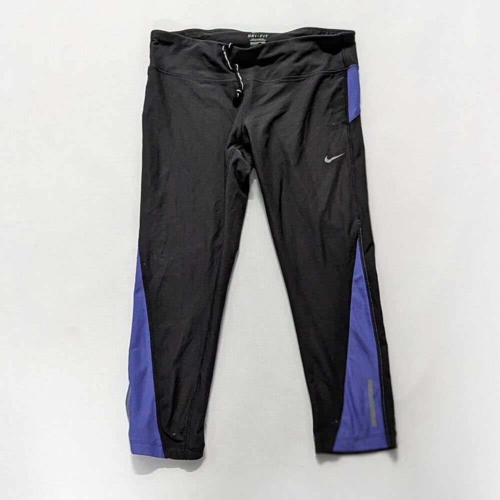 Nike DriFit Large‎ Women's Grey and Purple Capri Athletic Pants